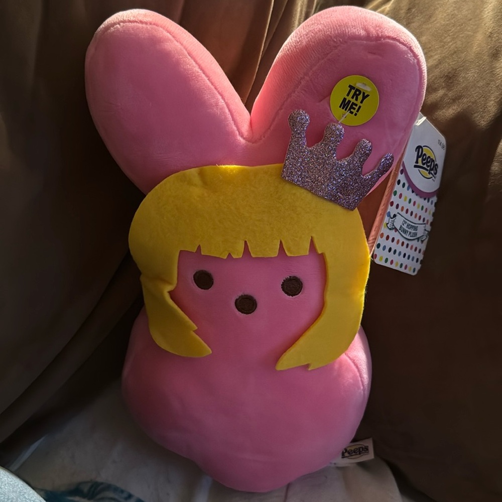 Peeps 12” Hopping Bunny Plush